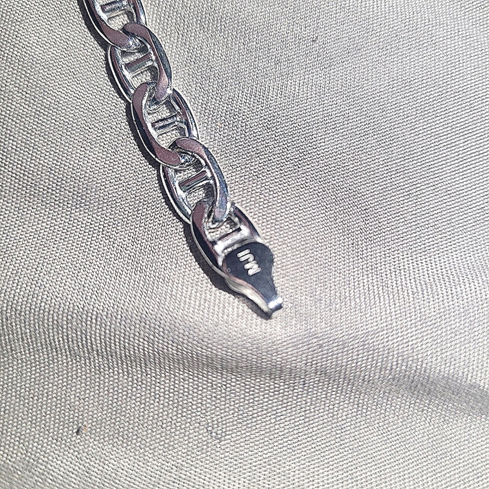 8.5" sterling silver. 925 8mm